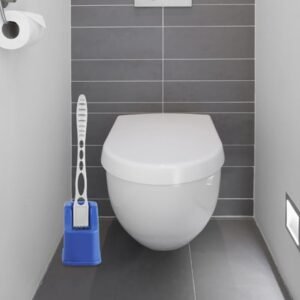Kleeno Common Double Hockey Shape Toilet Cleaner Brush