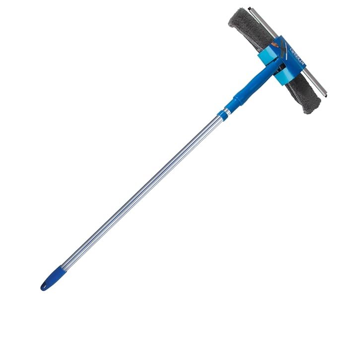 Kleeno by Cello Telescopic 2 in 1 Window Cleaner & Wiper